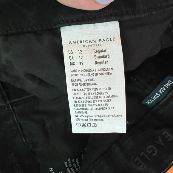 American Eagle Black Jeans/Jeggings - Picture 5 of 6